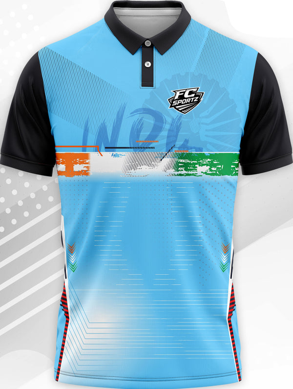FC SPORTZ Jersey 0056 – Cricket Team Polo with Personalized Logo Printing