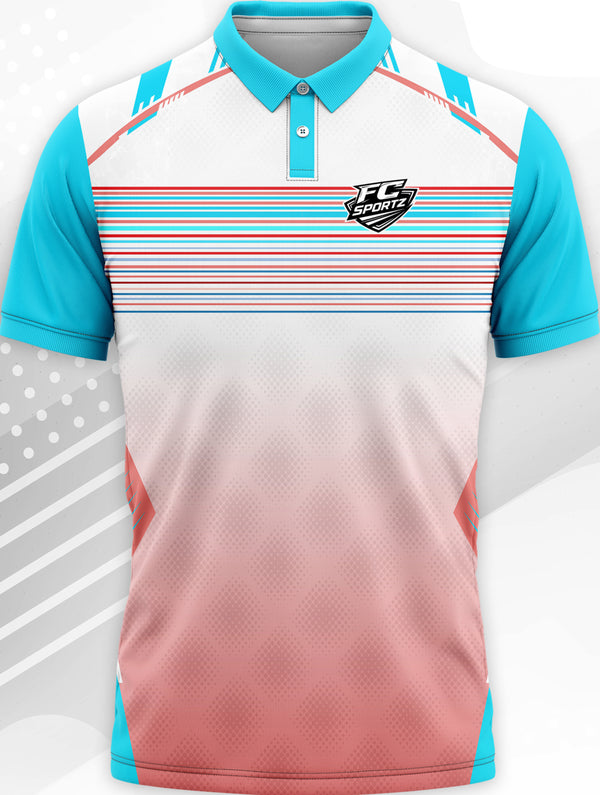 FC SPORTZ Jersey 0061 – Cricket Coaching Jersey with Team Logo Design