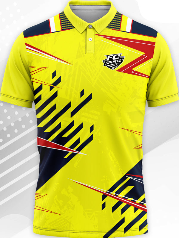 FC SPORTZ Jersey 0060 – Cricket Jersey Cricket T-Shirt Short Sleeve T-Shirt Sports for Men