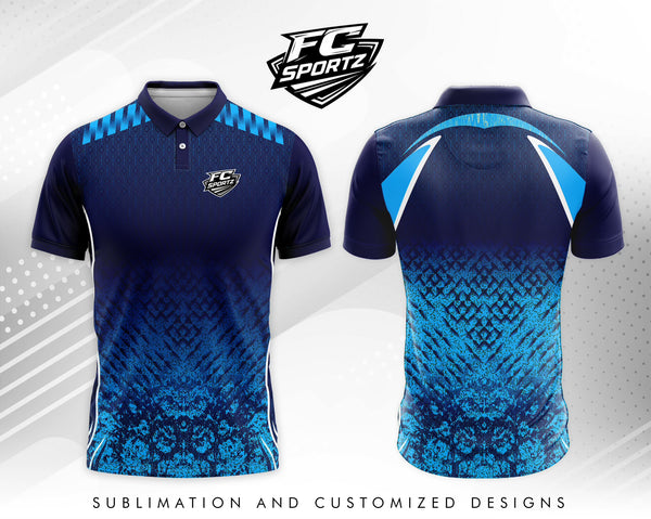 FC SPORTZ Jersey 0181 – Club Cricket Jersey with Premium Sublimation Printing | Breathable Quick-Dry Cricket T-Shirt for Men